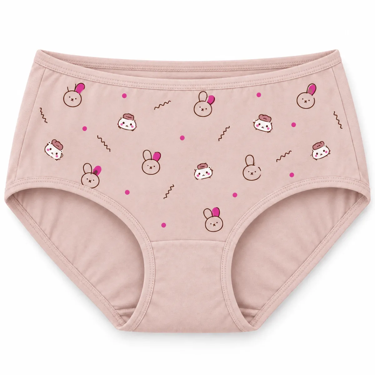 Women’s Cartoon Print Full Coverage Stretch Briefs —