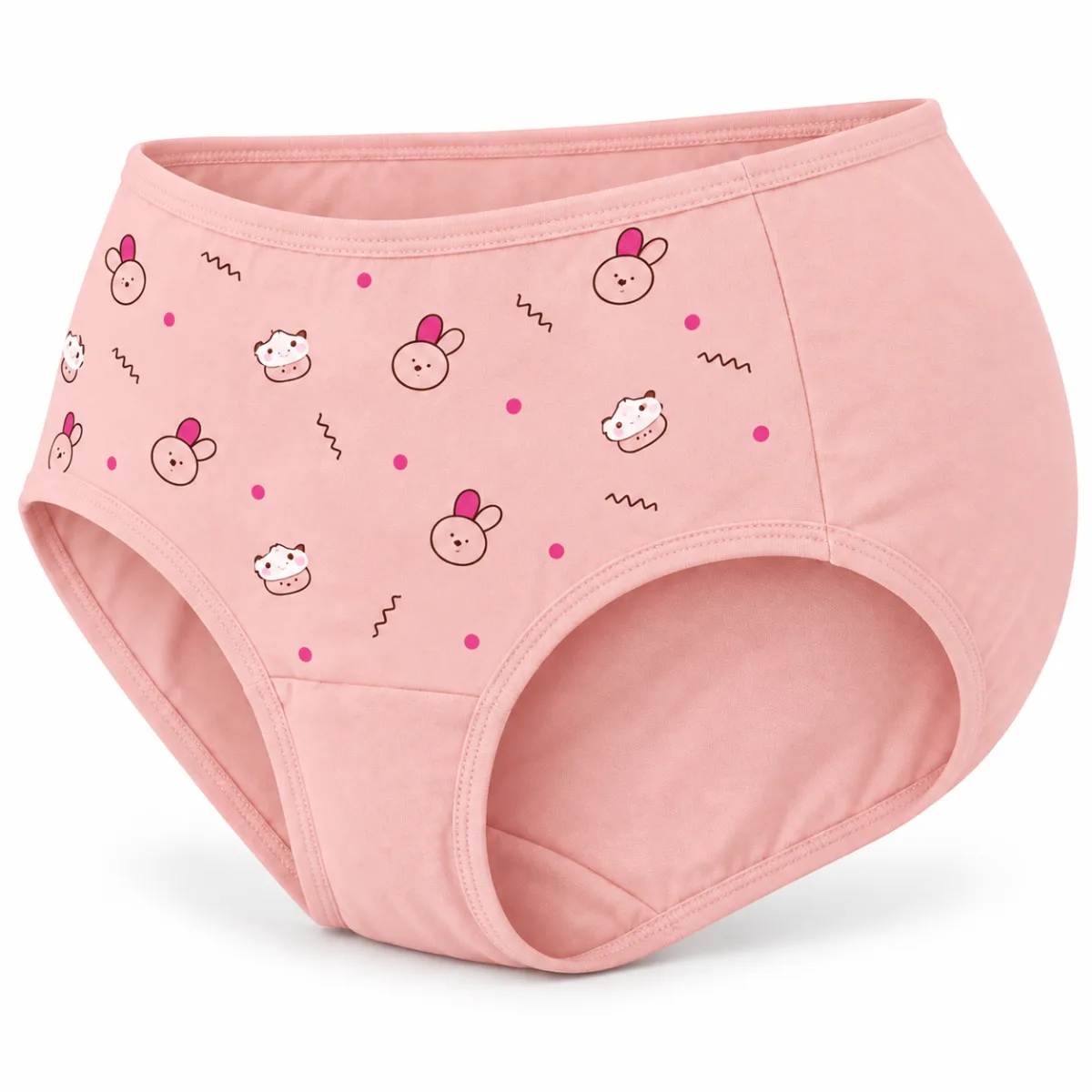 Women’s Cartoon Print Full Coverage Stretch Briefs —