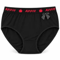 Women’s Full Coverage Stretch Briefs with Printed Waistband and Bow photo 1