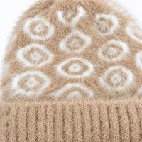 Kids’ Soft Fuzzy Knitted Winter Beanie Cap photo 4