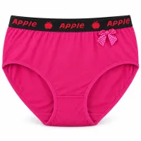 Women’s Full Coverage Stretch Briefs with Printed Waistband and Bow photo 1