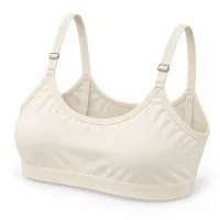 Women’s Plain Bralette with Adjustable Straps and Back Hook Closure photo 3