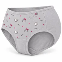 Women’s Cartoon Print Full Coverage Stretch Briefs photo 3