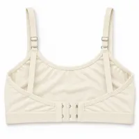 Women’s Plain Bralette with Adjustable Straps and Back Hook Closure photo 2