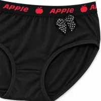 Women’s Full Coverage Stretch Briefs with Printed Waistband and Bow photo 3