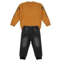 Boys’ 2 Piece Woolen T-Shirt & Jeans Set photo 3