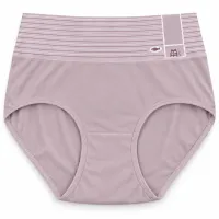 Women’s High Waist Full Coverage Stretch Briefs with Striped Waistband photo 4