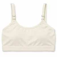 Women’s Plain Bralette with Adjustable Straps and Back Hook Closure photo 1
