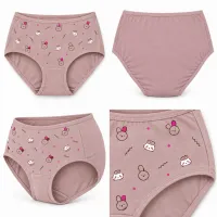 Women’s Cartoon Print Full Coverage Stretch Briefs photo 5
