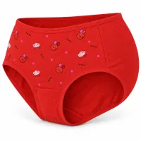 Women’s Cartoon Print Full Coverage Stretch Briefs photo 1