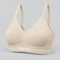 TRADIE Soft Jersey Hook Free Bralette Beige photo 1