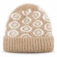 Kids’ Soft Fuzzy Knitted Winter Beanie Cap photo 2