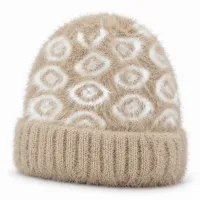 Kids’ Soft Fuzzy Knitted Winter Beanie Cap photo 5