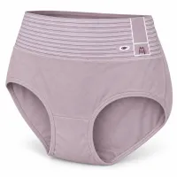 Women’s High Waist Full Coverage Stretch Briefs with Striped Waistband photo 3