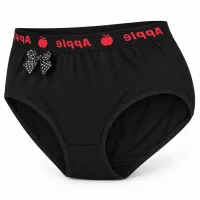 Women’s Full Coverage Stretch Briefs with Printed Waistband and Bow photo 5