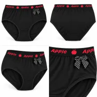 Women’s Full Coverage Stretch Briefs with Printed Waistband and Bow photo 4