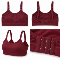 Women’s Plain Bralette with Adjustable Straps and Back Hook Closure photo 5